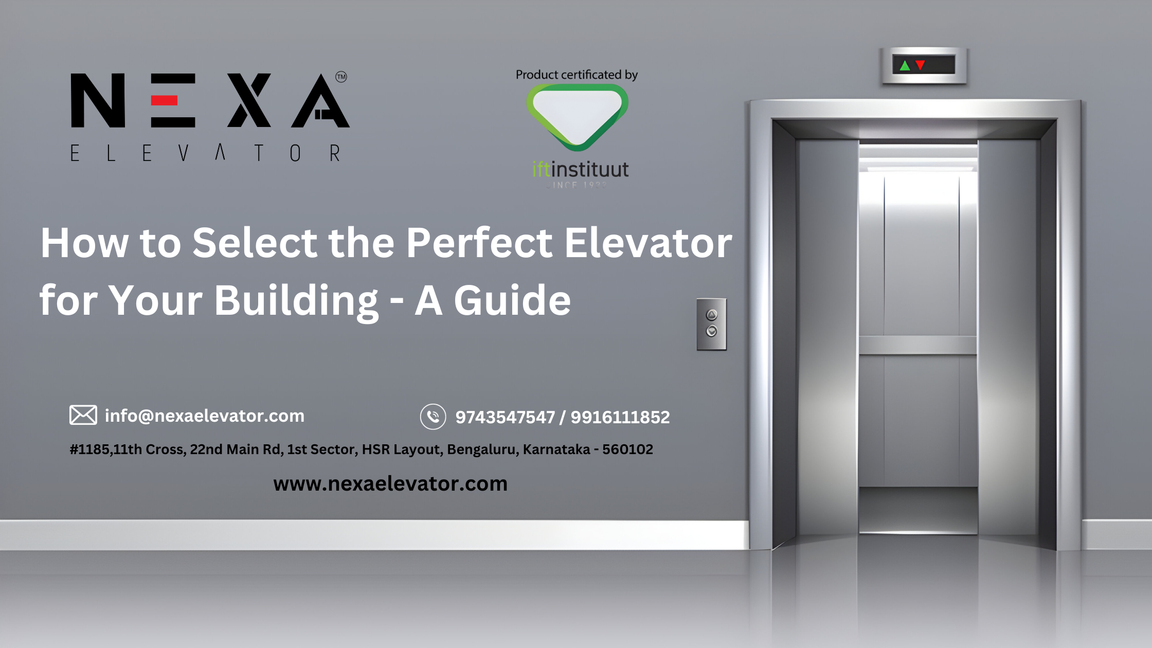 How to Select the Perfect Elevator for Your Building - A Guide